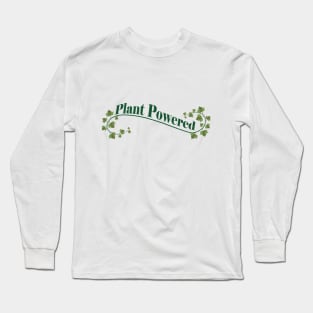 Plant-Powered Ivy Design Long Sleeve T-Shirt